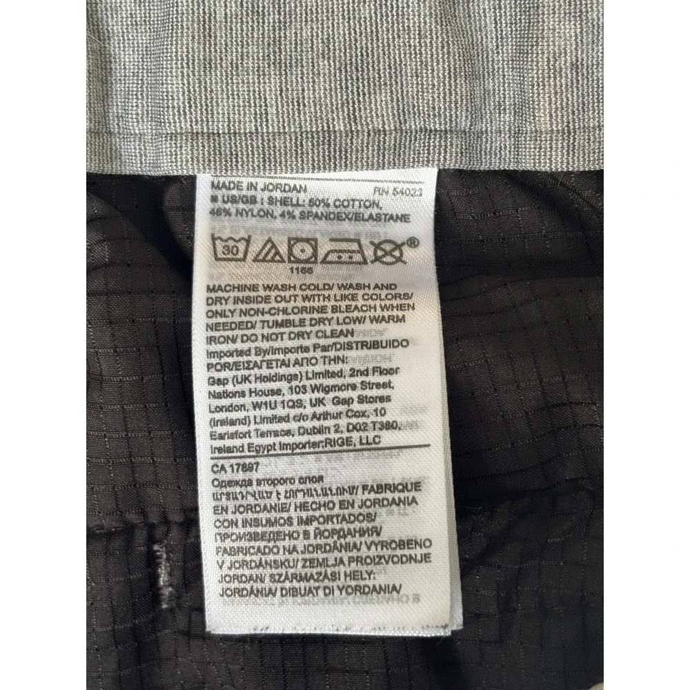 Banana Republic Luxe City Shorts Men's Size 44 Gray Cotton Stretch Slash Pockets